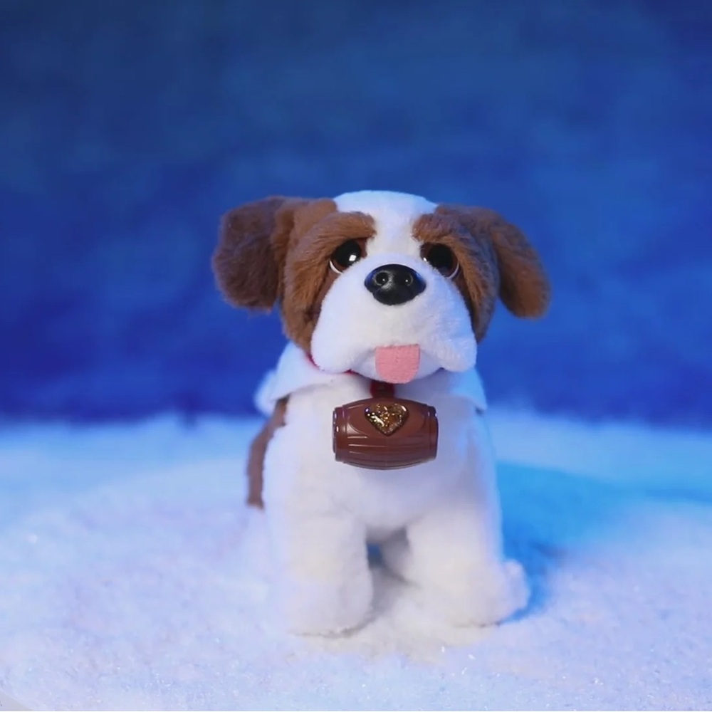 The Elf on the Shelf Elf Pets St. Bernard Plush + Custom Adoption Certificate - Picture 4 of 7